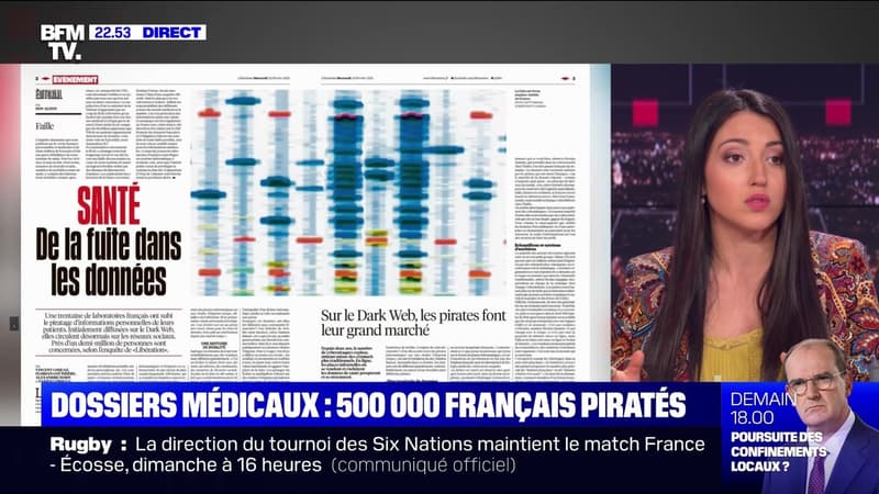 Le plus de 22h Max: Les dossiers médicaux de 500 000 Français piratés - 24/02