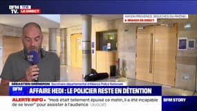 Sébastien Gréneron (Alliance Police Nationale), sur le maintien en détention du policier dans l'affaire Hedi: "La police est sous le choc, un peu abasourdie par cette décision"