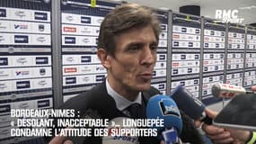 Bordeaux-Nîmes : « Désolant, inacceptable » Longuépée condamne l’attitude des supporters