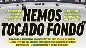 "Nous avons touché le fond", la une de Marca du 4 octobre 2024