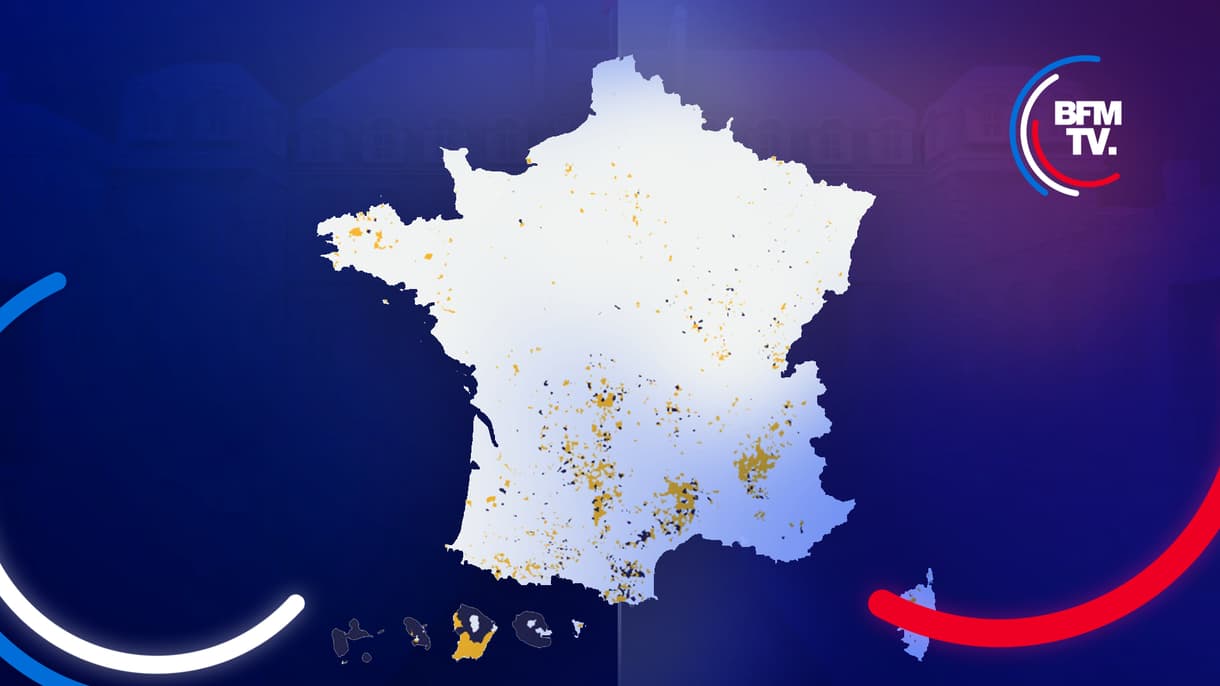 Pour qui ont voté les communes qui ont placé Jean-Luc Mélenchon en tête au premier tour.