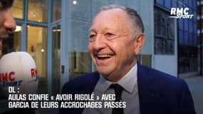 OL : Aulas confie « avoir rigolé » avec Garcia de leurs accrochages passés 