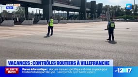 Départs en vacances: des contrôles routiers renforcés à Villefranche