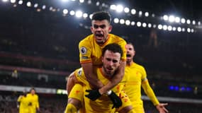 La joie de Luis Diaz et Diogo Jota avec Liverpool face à Arsenal le 16 mars 2025