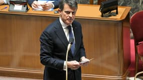 Manuel Valls à l'Assemblée nationale le 23 janvier 2025.