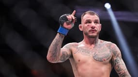 Renato Moicano, le 13 avril 2024, à Las Vegas, après sa victoire face à Jalin Turner