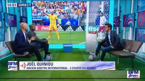 Quiniou donne son avis sur le penalty australien (difficile, mais il aurait sifflé)