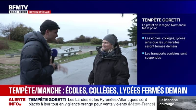"J'ai rentré tous les meubles de jardin": les habitants du Calvados se préparent à l'arrivée de la tempête Goretti