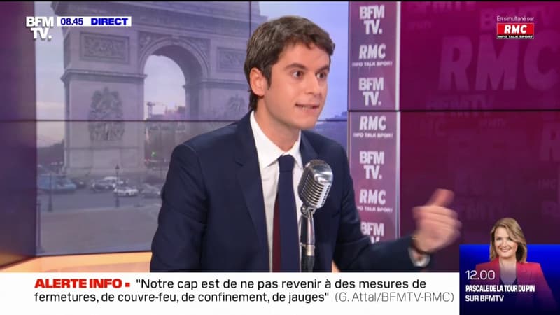 Gabriel Attal: "Depuis le début de l'année, nous avons arrêté 1.500 passeurs, on a démantelé 44 réseaux de passeurs en France"