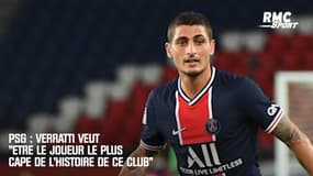 PSG : Verratti veut "être le joueur le plus capé de l'histoire de ce club"