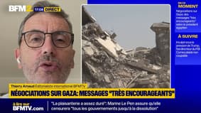 Négociations sur Gaza: des messages "très encourageants", selon le président égyptien