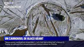 En Finlande, ils inventent un carrousel de glace géant