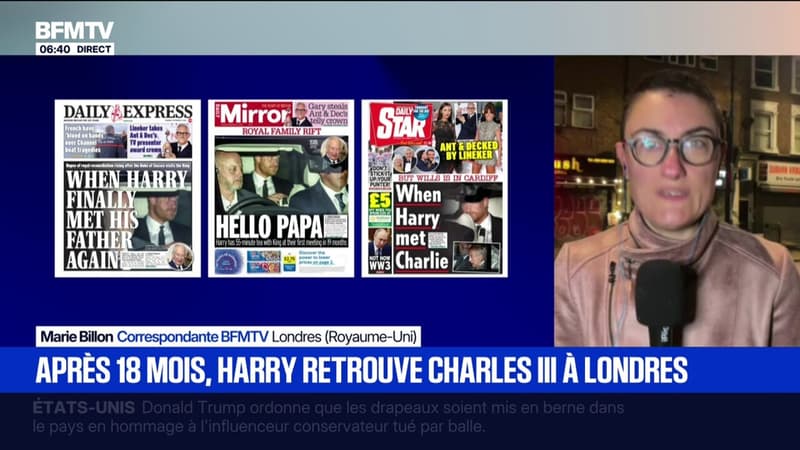 Après 18 mois de silence, le prince Harry a rencontré le roi Charles III à Londres
