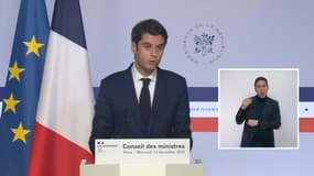 Gabriel Attal le 15 décembre 2021 