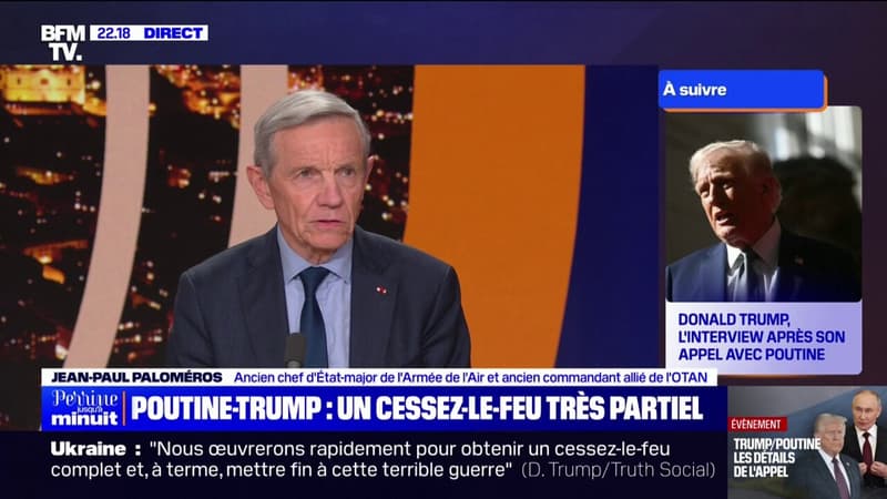 Échange Trump-Poutine: "La trêve est artificielle, on l'a bien compris", réagit Jean-Paul Paloméros thumbnail