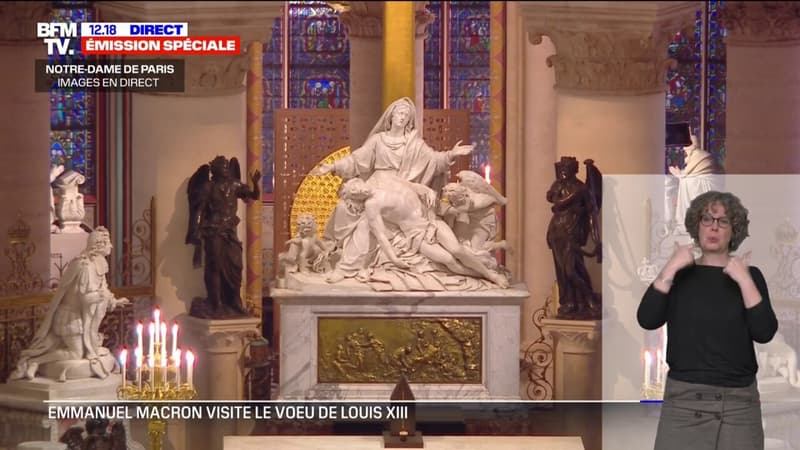 Notre-Dame de Paris: place à la découverte du VSu de Louis XIII, restauré après l'incendie