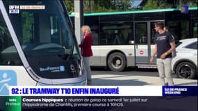 Hauts-de-Seine: le tramway T10 a été officiellement inauguré