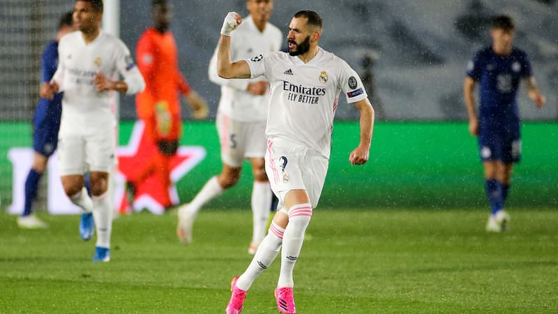 Real Madrid-Chelsea: Benzema sauve des Madrilènes malmenés, grand suspense pour le retour