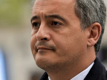 Le ministre de l'Intérieur Gérald Darmanin, le 19 avril 2024 à Paris