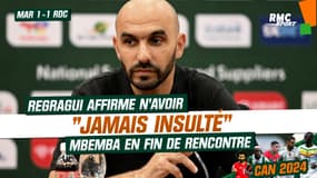 Maroc 1-1 RD Congo : "Je n'ai jamais insulté le joueur", affirme Regragui sur la fin de match tendue avec Mbemba