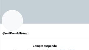 Le compte Twitter de Donald Trump est suspendu
