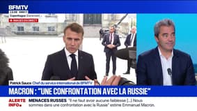 Emmanuel Macron: "Nous sommes dans une confrontation avec la Russie qui est un acteur très agressif dans notre espace informationnel depuis plusieurs années"
