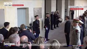 11-Novembre: Emmanuel Macron inaugure une plaque commémorative en mémoire des "Malgré-nous", ces Alsaciens et Mosellans enrôlés de force dans l'armée allemande