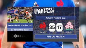 France 35-17 Japon : Le match replay du 3e succès des Bleus en Autumn Nations Cup