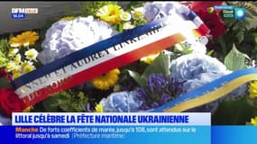 Lille: 70 personnes réunies pour célébrer la fête nationale de l'Ukraine