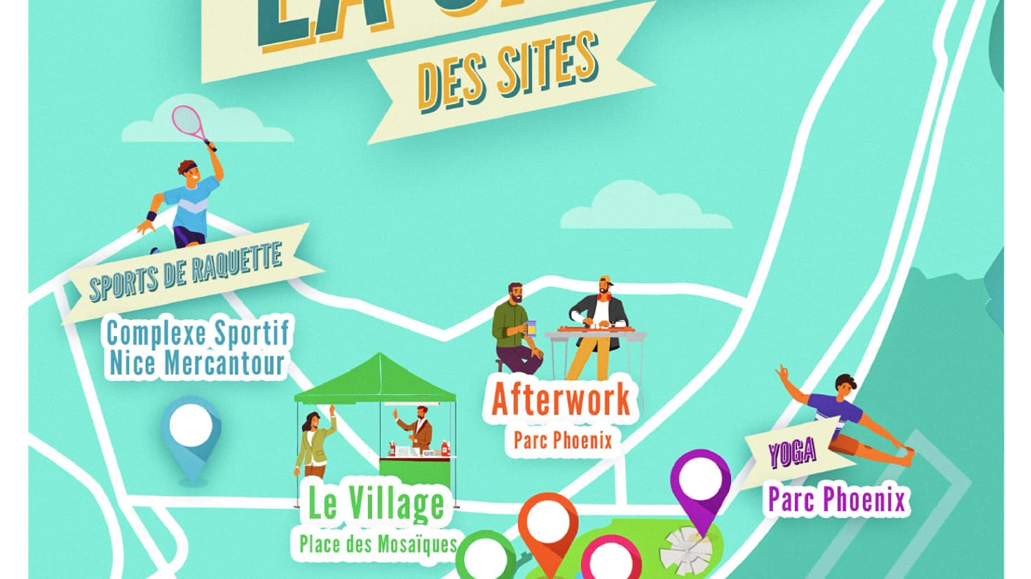 Carte des sites
