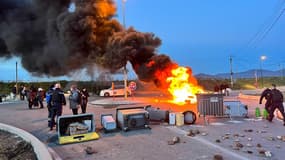 Vers 4h30, ce lundi matin, une trentaine d'individus ont bloqué la sortie du dépôt pétrolier de Puget-sur-Argence 