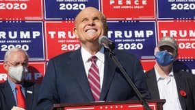 L'avocat de Donald Trump, Rudy Giuliani, à Philadelphie le 7 novembre 2020