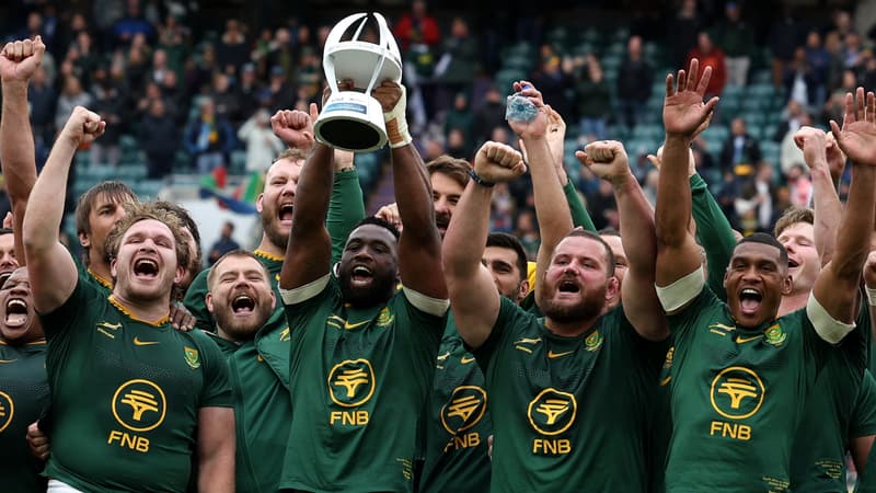 Un mois avant le choc face aux Bleus: l'Afrique du Sud remporte le Rugby Championship pour la...