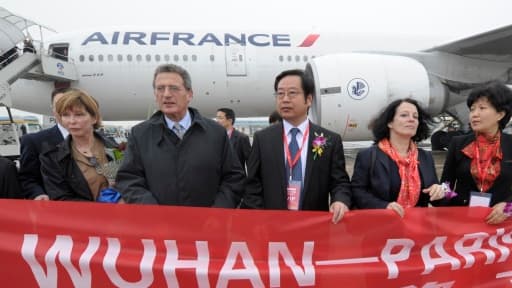 Air France a été la première compagnie aérienne à programmer une ligne directe entre Paris et Wuhan.