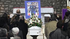 Les obsèques de Christophe Dominici à Hyères, le 4 décembre