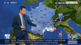 La météo pour ce lundi 12 août 2019