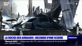 La Roche-des-Arnauds: retour sur l'incendie survenu ce mardi dans une scierie 