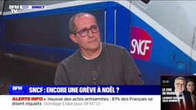 Menace de grève SNCF à Noël: "Pour l'instant, la température n'est pas bonne pour nous", affirme Fabien Dumas (secrétaire fédéral Sud-Rail)