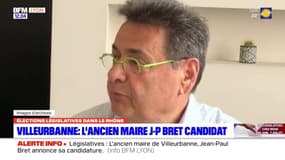 Villeurbanne: l'ancien maire Jean-Paul Bret candidat aux législatives