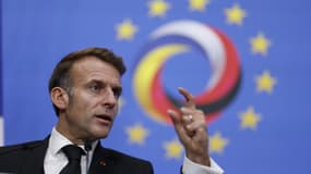 Emmanuel Macron à Berlin ce mardi 18 novembre 2025.