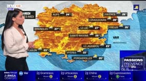 Météo Var: un samedi agréable, jusqu'à 28°C à Draguignan