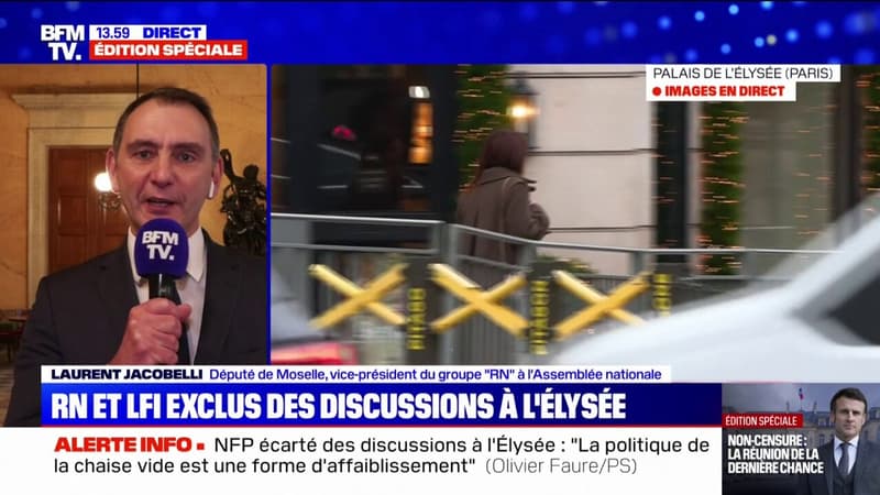 RN écarté des discussions à l'Élysée: 