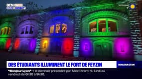 Métropole de Lyon: une mise en scène lumineuse conçue par des étudiants au fort de Feyzin