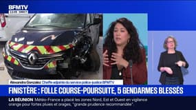 Finistère: cinq gendarmes blessés lors d'une course-poursuite, quatre personnes interpellées