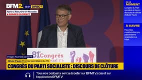 Au congrès du Parti socialiste, Olivier Faure "rêve" d'une "grande fédération de toute la gauche"