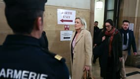 Marine Le Pen au palais de justice de Paris ce mardi 13 janvier 2026.