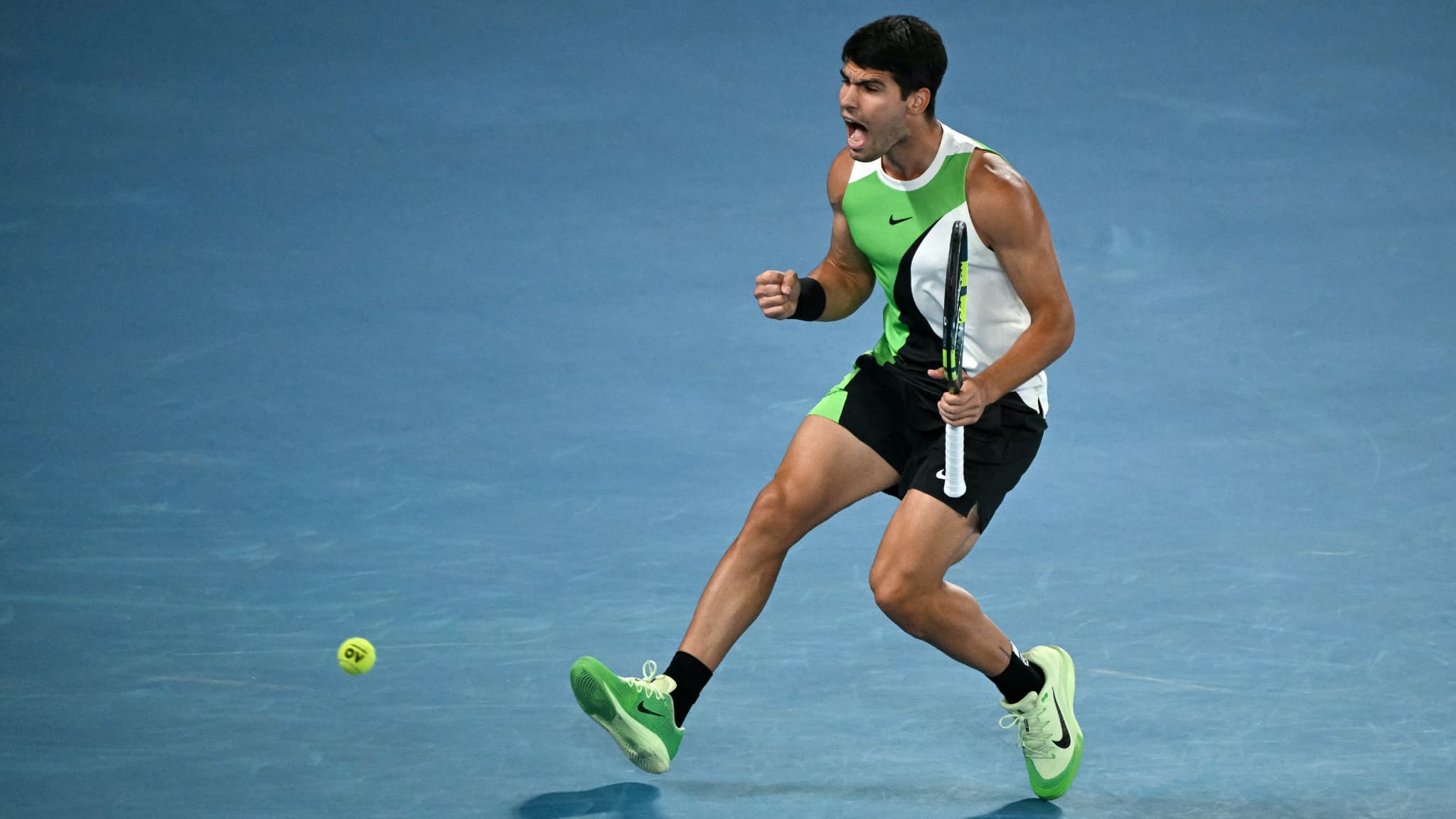 Carlos Alcaraz, le 1er février 2026. 