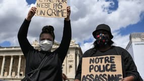 Des manifestantes anti-racistes à Paris, le 6 juin 2020.