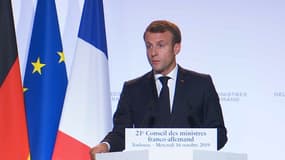 Emmanuel Macron à Toulouse ce mercredi.