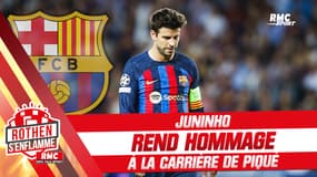 Barça : Juninho rend hommage à la carrière de Piqué, "j’ai un énorme respect pour lui"